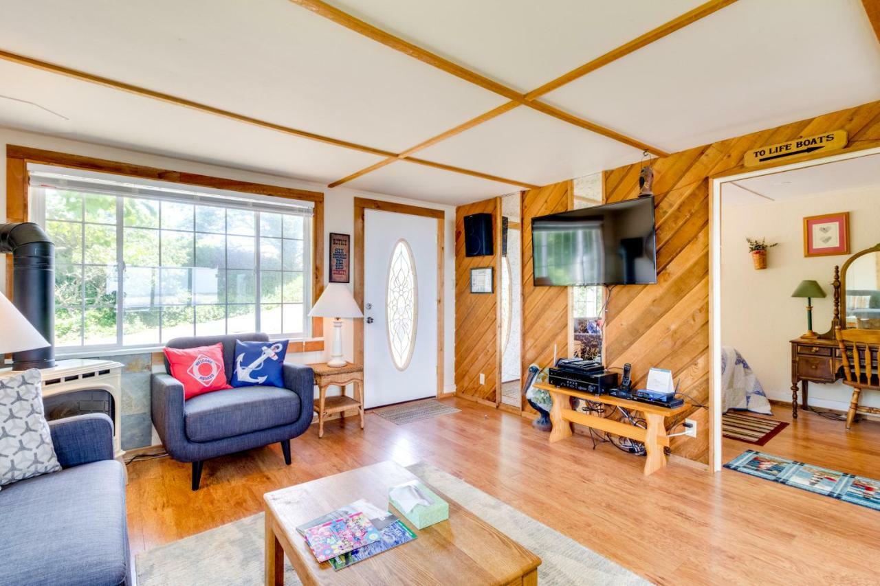 Happy Camp Beachfront Cabin Netarts Exterior foto